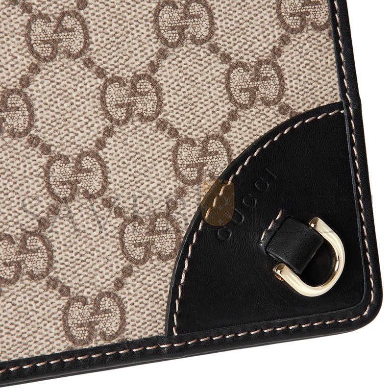 GUCCI GG EMBLEM SUPER MINI SHOULDER BAG 820688 (20*12.5*5cm)